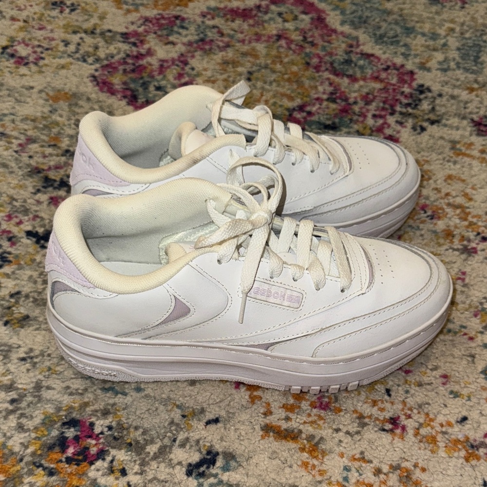 Reebok Women's Club C Extra Platform Sneakers - Picture 3 of 6